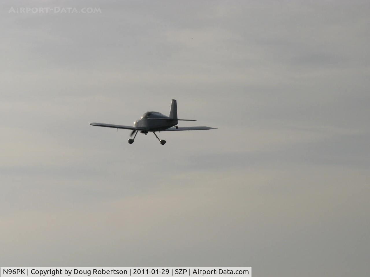N96PK, 2007 Vans RV-6 C/N 60581, 2007 CAVALLO SPECIAL VAN's RV-6.2, Aero-Sport Power IO-360-B1B 180+ Hp, climbout