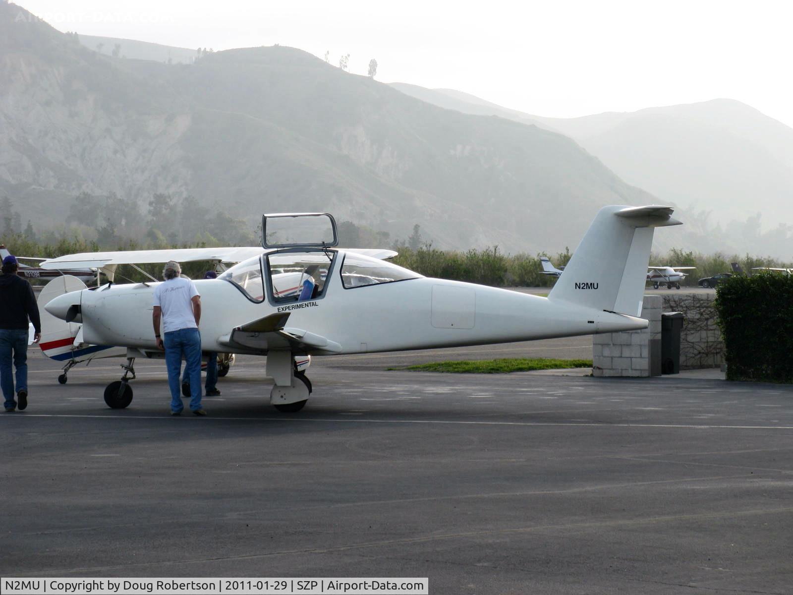 N2MU, 2002 Garrison Melmoth 2 C/N 1, 2002 Garrison MELMOTH 2, Continental TSIO-360 Turbo-supercharged 220 Hp, one-off with designer.
