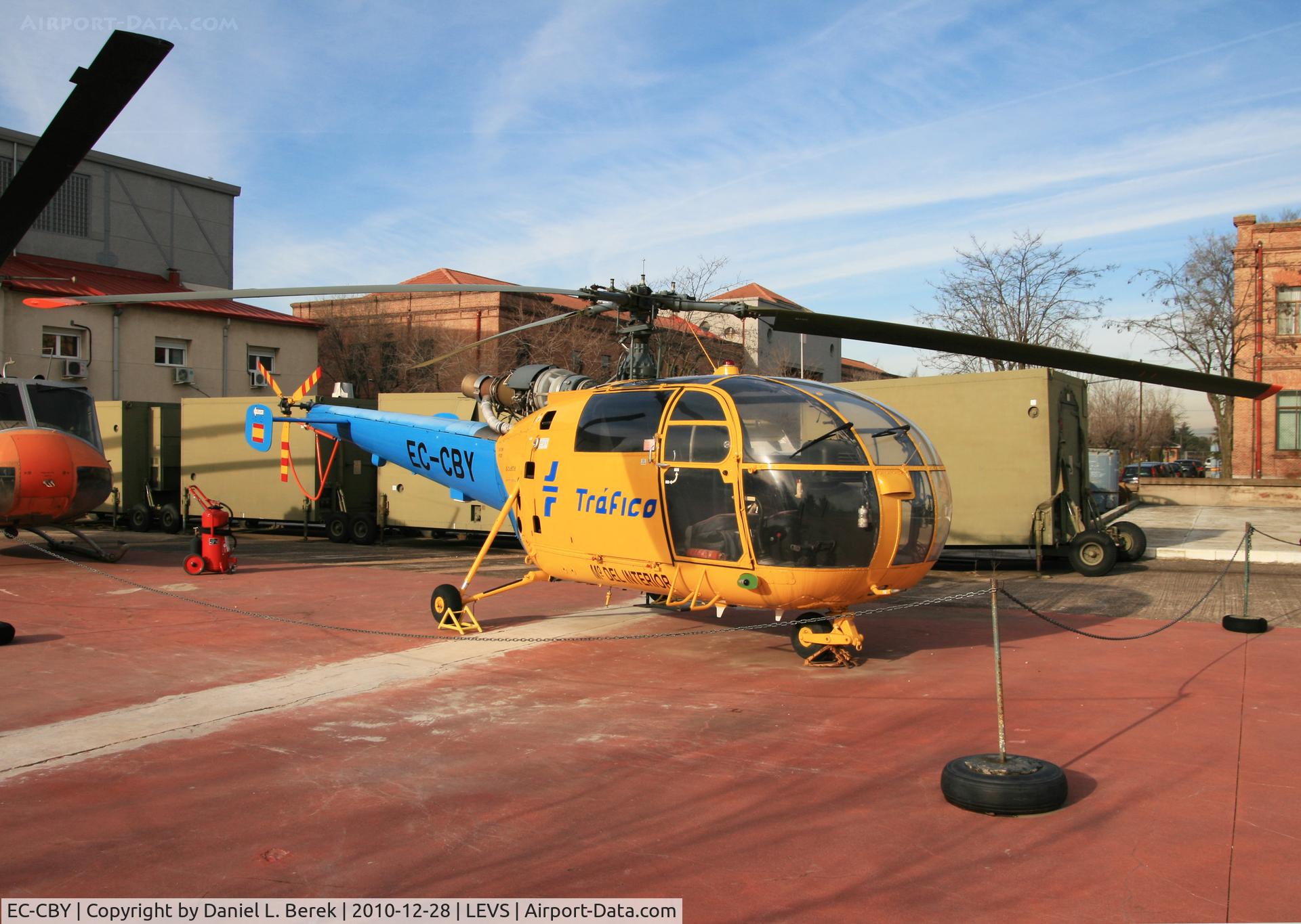 EC-CBY, Aerospatiale SA-319B Alouette II C/N 2021, Retired helicopter of the Interior Minsitry Traffic Control