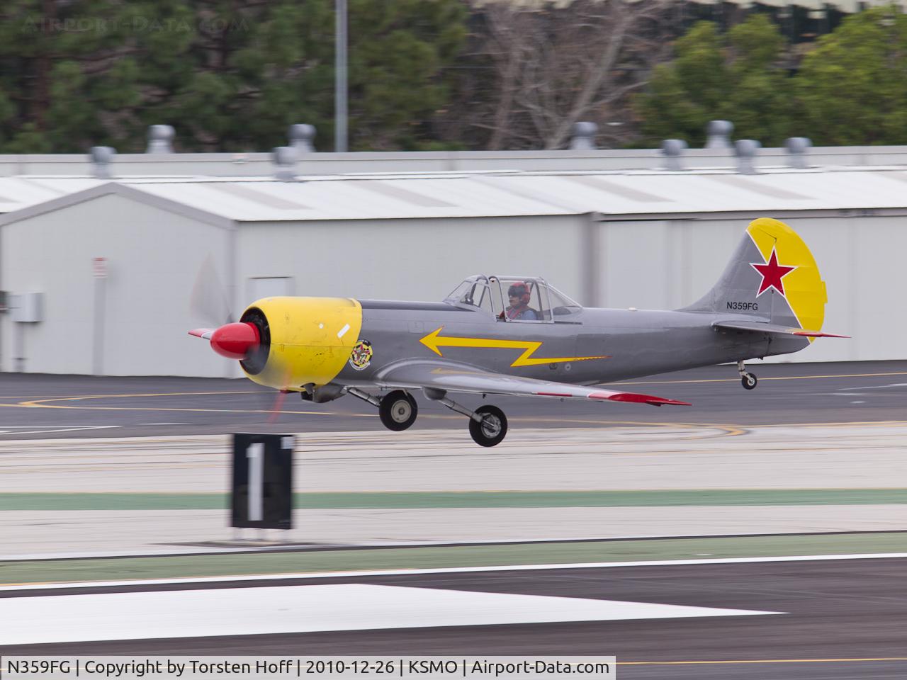 N359FG, 1984 Yakovlev Yak-50 C/N 842305, N359FG departing from RWY 21