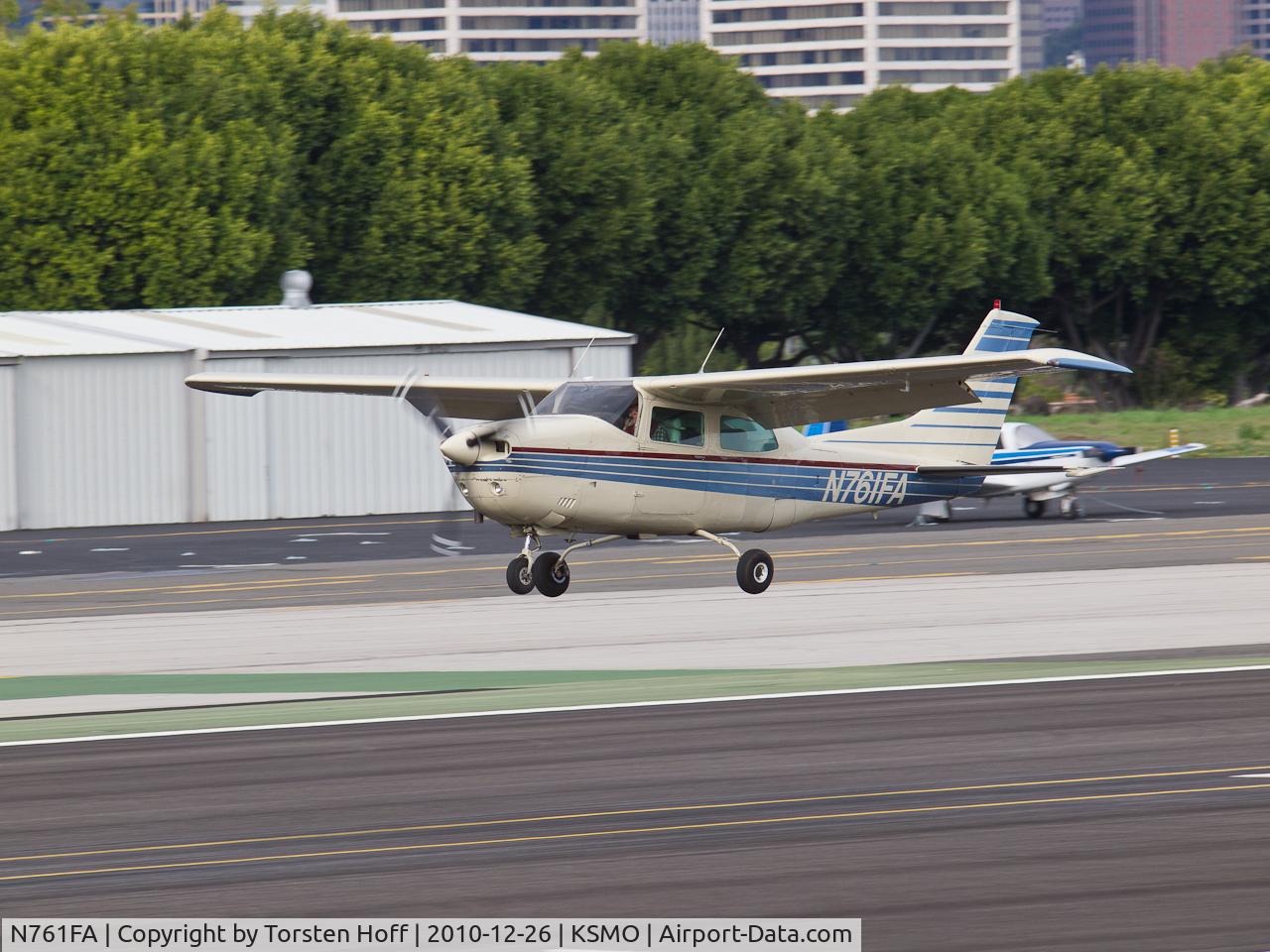 N761FA, 1977 Cessna T210M Turbo Centurion C/N 21062211, N761FA arriving on RWY 21