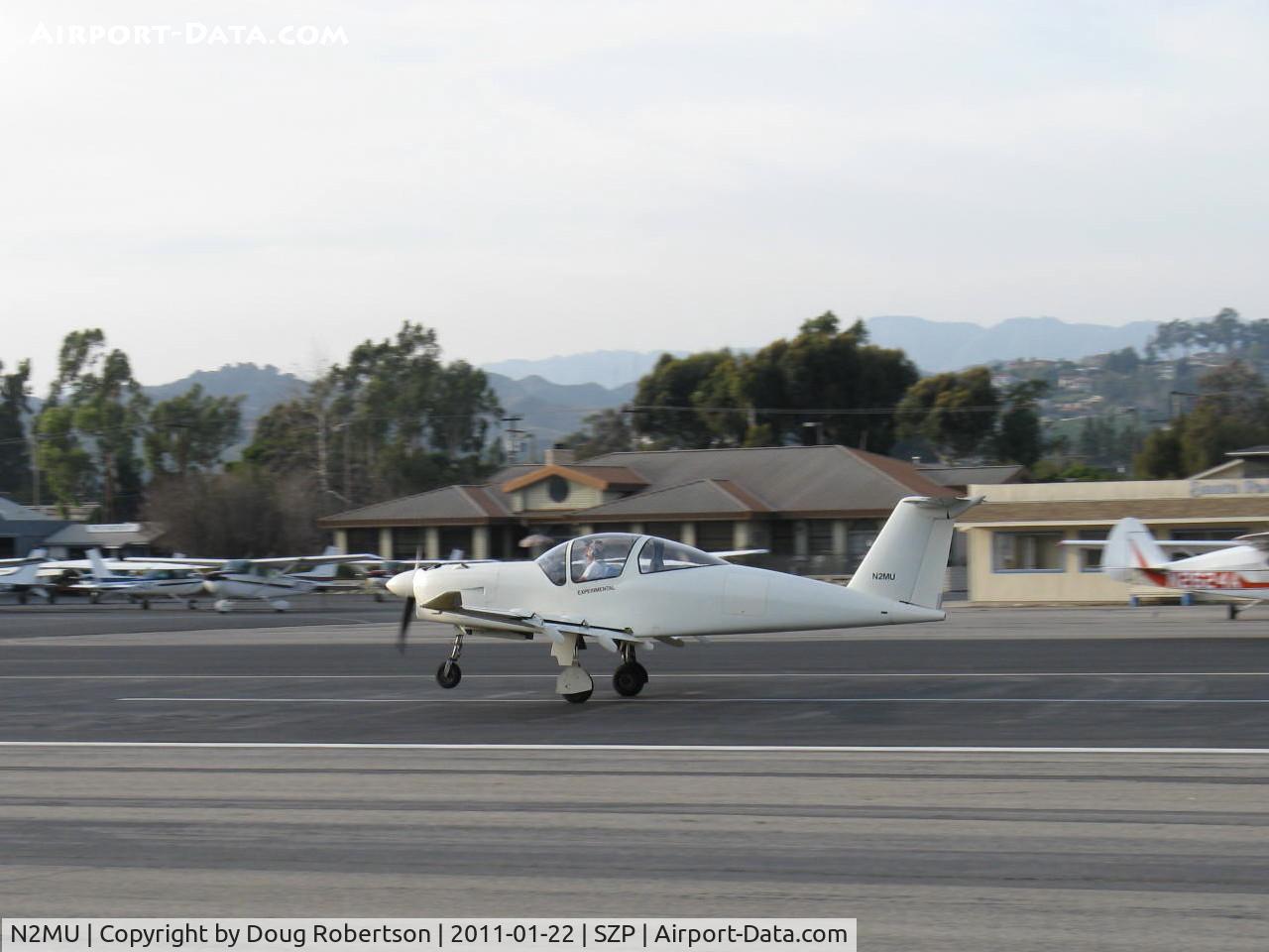 N2MU, 2002 Garrison Melmoth 2 C/N 1, 2002 Garrison MELMOTH 2, Continental TSIO-360 Turbo-supercharged 220 Hp, landing roll Rwy 22