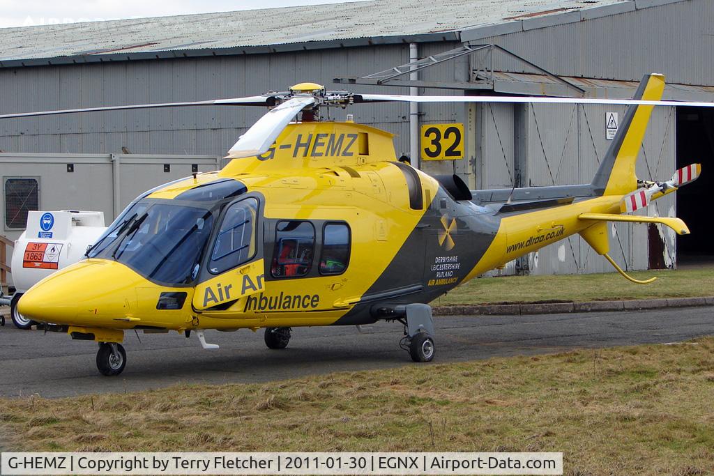G-HEMZ, 2009 Agusta A-109S Grand C/N 22156, Latest Based helicopter for Derbyshire , Leicestershire and Rutland Air Ambulance