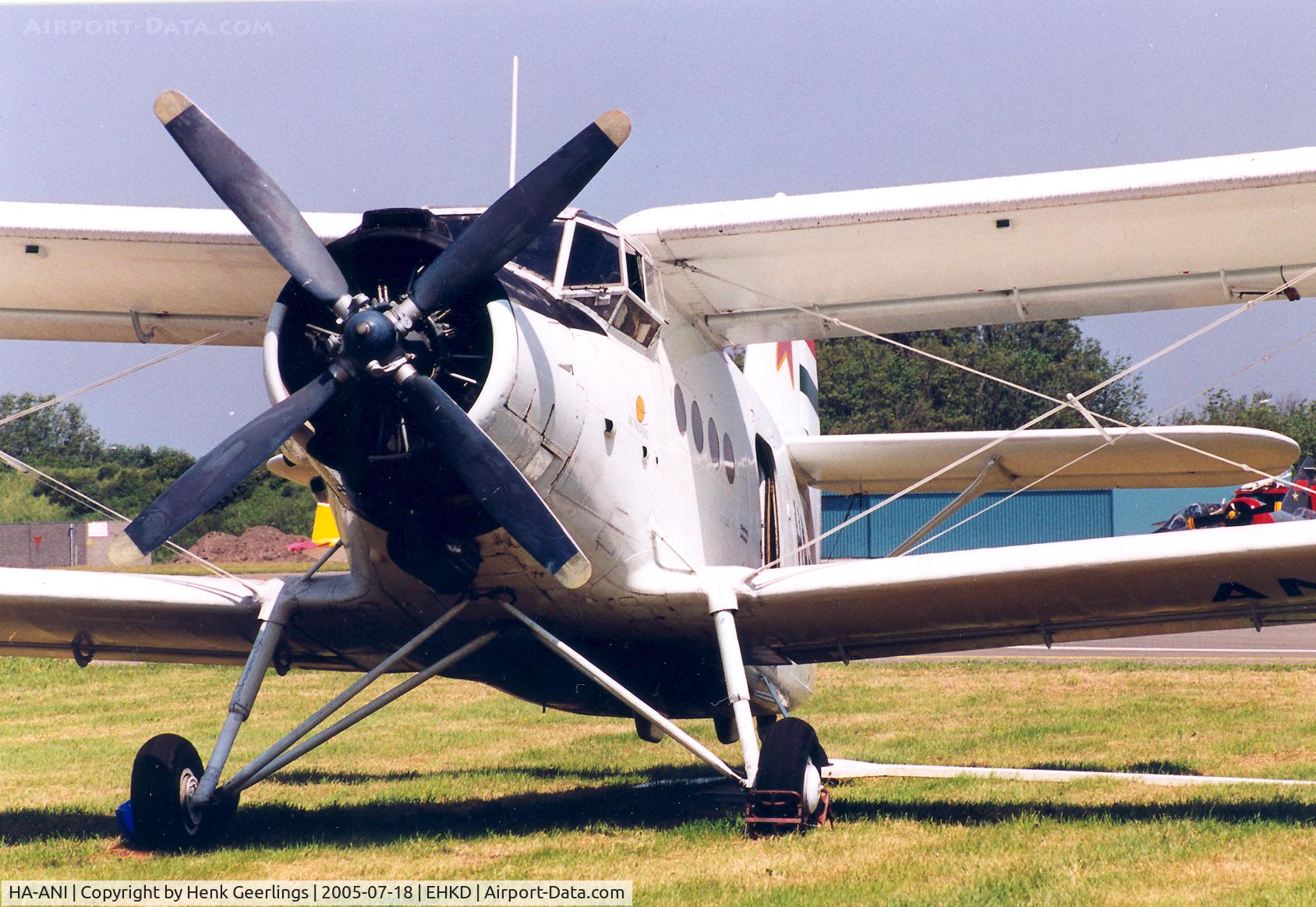HA-ANI, 1972 Antonov An-2P C/N 1G132-55, De Kooy AFB , Jul 2005