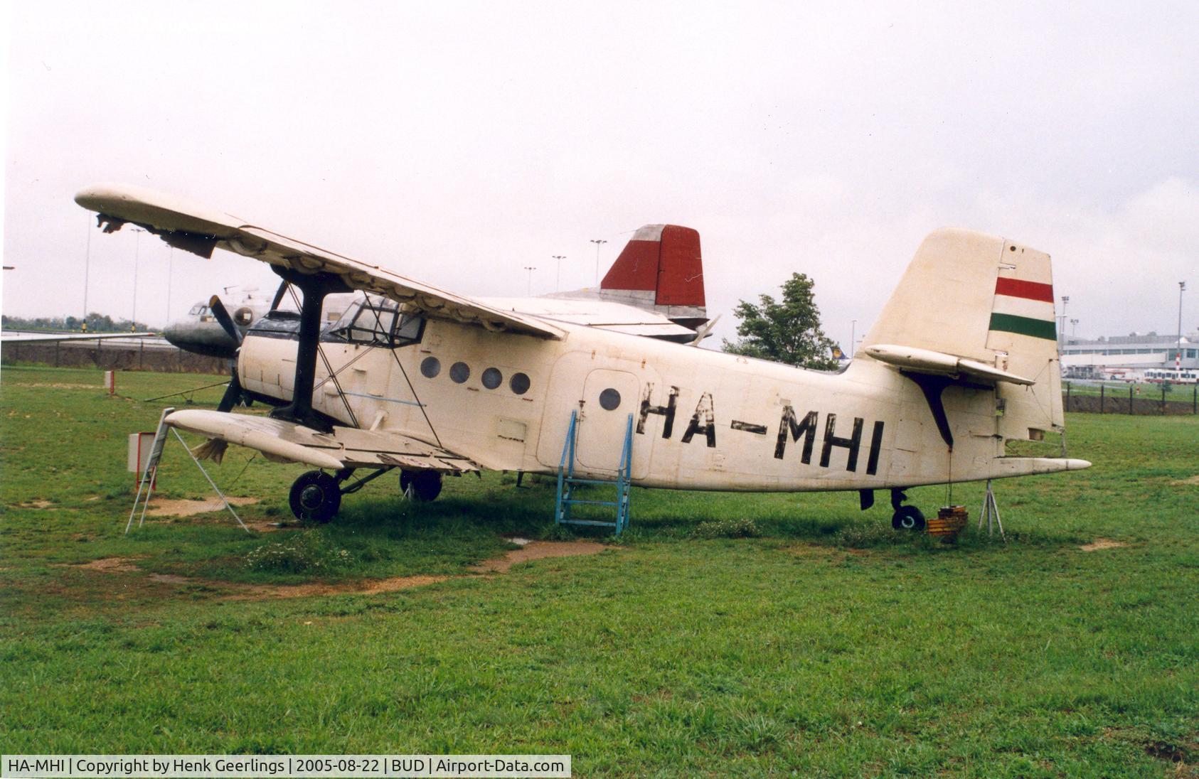 HA-MHI, 1979 Antonov An-2M C/N 701647, Budapest Airport Museum , 22 Aug 2005