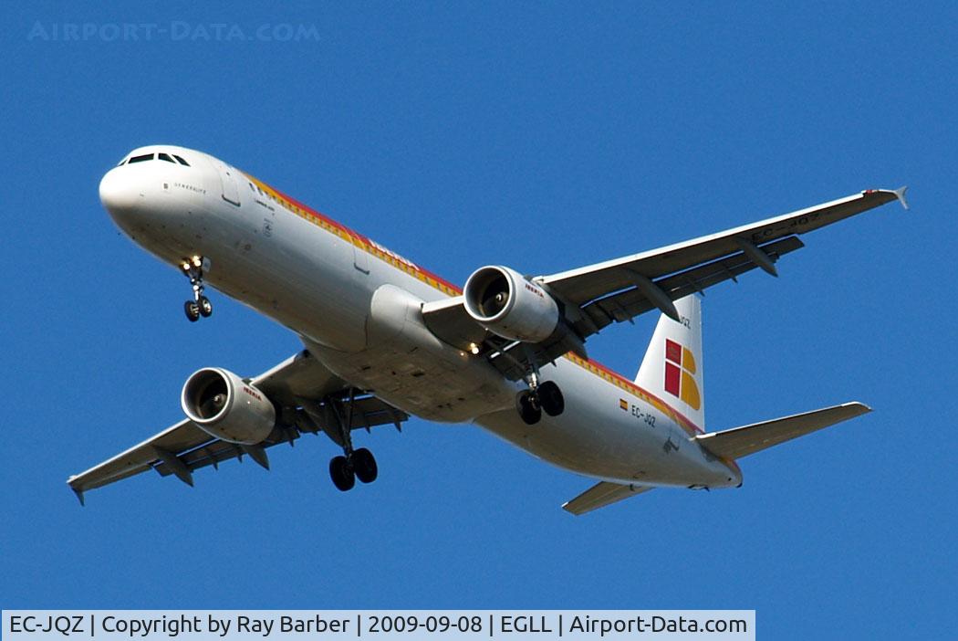 EC-JQZ, 2006 Airbus A321-211 C/N 2736, Airbus A321-211 [2736] (Iberia) Home~G 08/09/2009