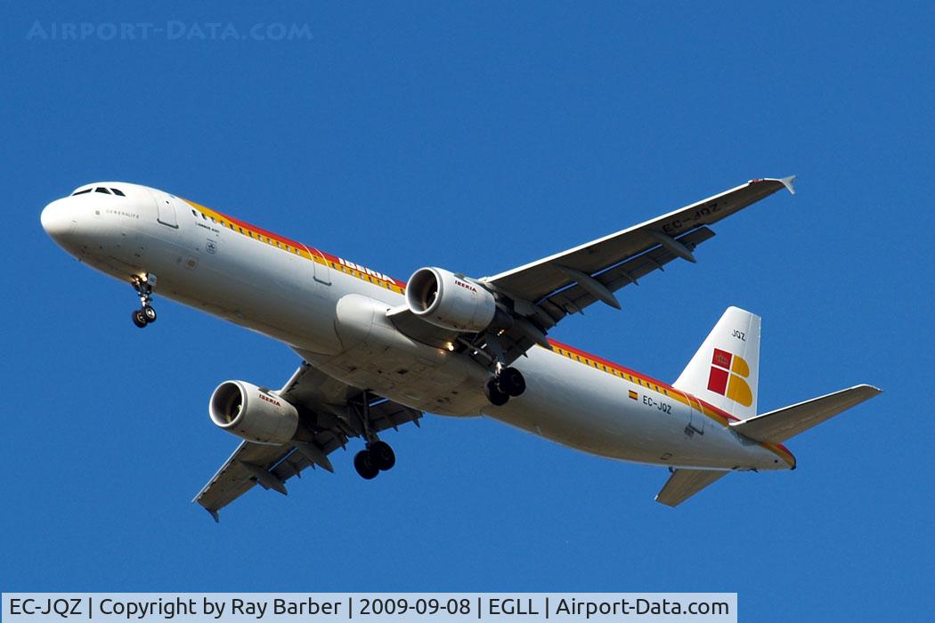 EC-JQZ, 2006 Airbus A321-211 C/N 2736, Airbus A321-211 [2736] (Iberia) Home~G 08/09/2009