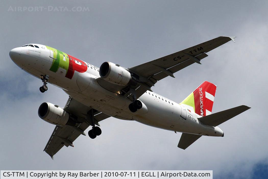 CS-TTM, 1999 Airbus A319-111 C/N 1106, Airbus A319-111 [1106] Tap Air Portugal Home~G 11/07/2010 Named 