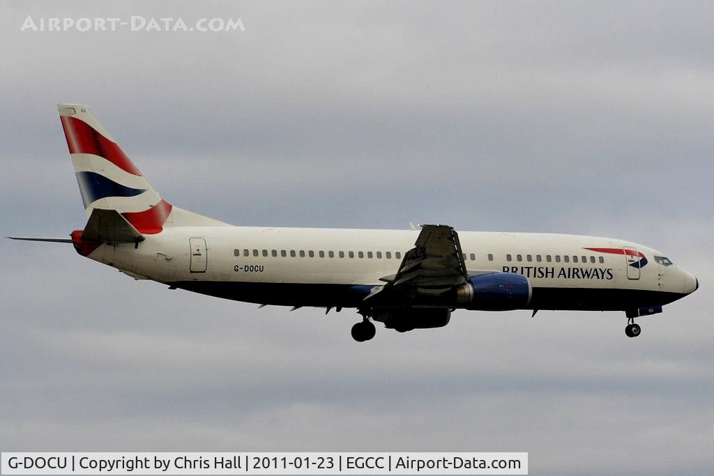 G-DOCU, 1992 Boeing 737-436 C/N 25854, British Airways B737 on approach for RW05L