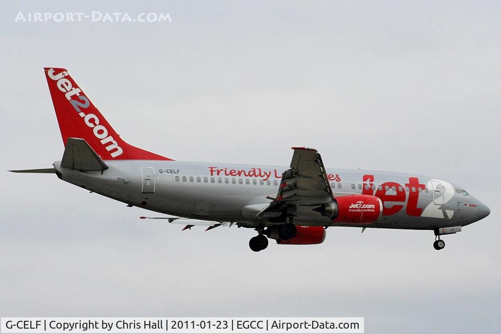 G-CELF, 1988 Boeing 737-377 C/N 24302, Jet2 B737 on approach for RW05L