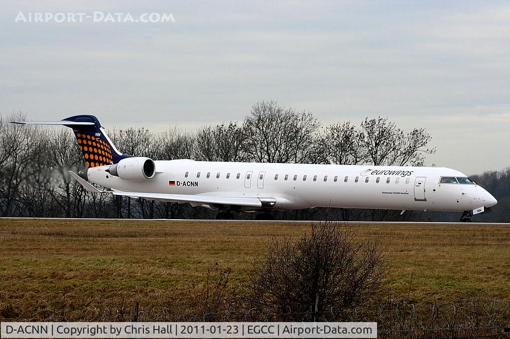 D-ACNN, 2010 Bombardier CRJ-900LR (CL-600-2D24) C/N 15254, Eurowings CRJ-900 lining up on RW05L