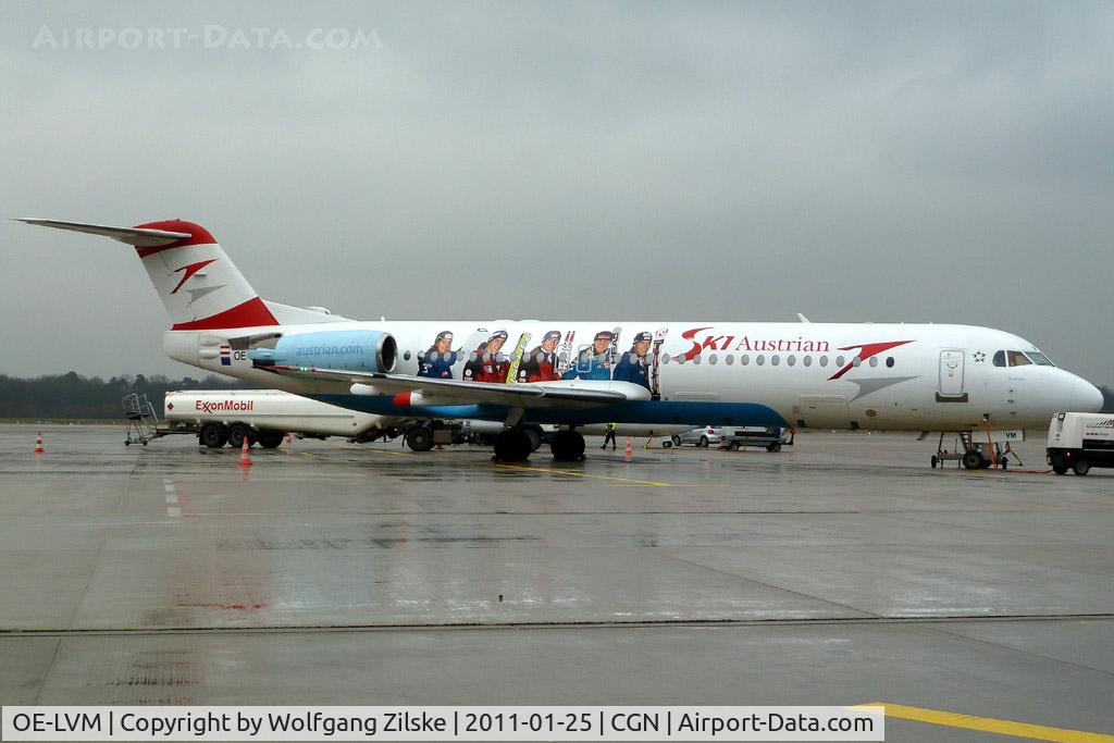 OE-LVM, 1991 Fokker F100 (F-28-0100) C/N 11361, visitor