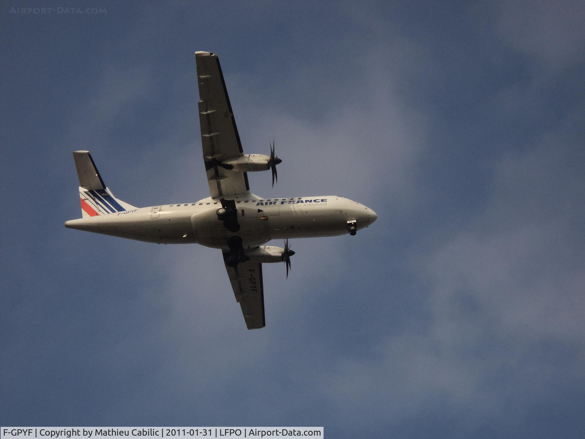 F-GPYF, 1995 ATR 42-500 C/N 495, ATR 42-500 final runway 06