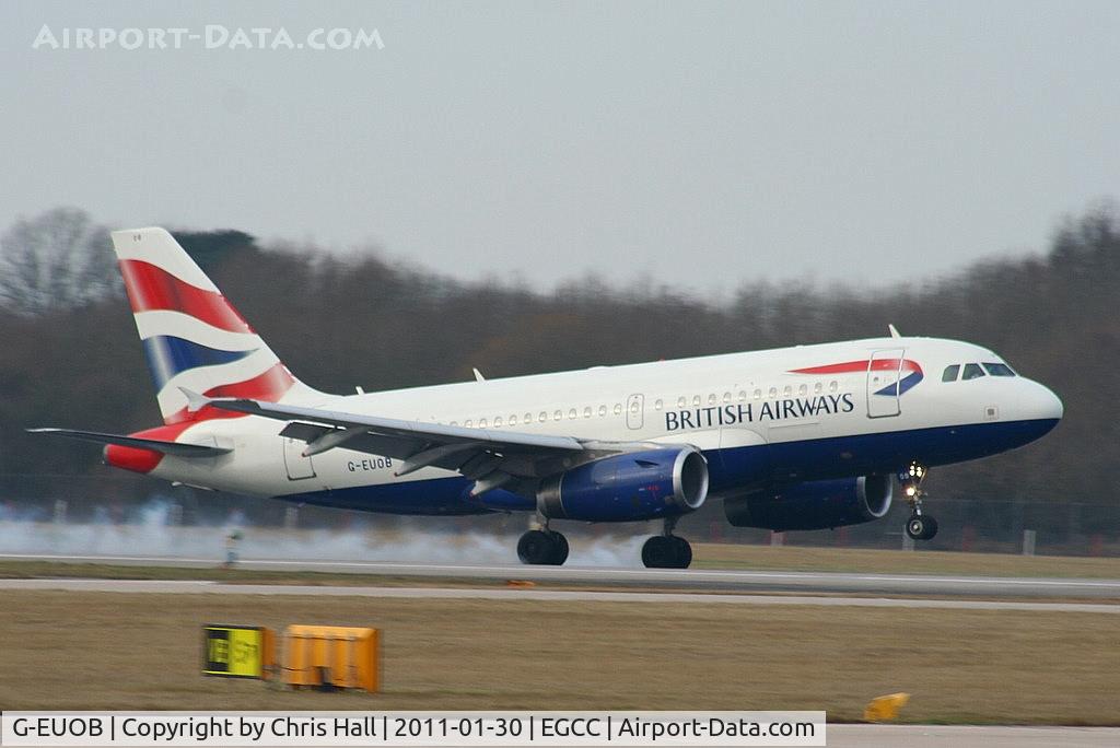 G-EUOB, 2001 Airbus A319-131 C/N 1529, British Airways