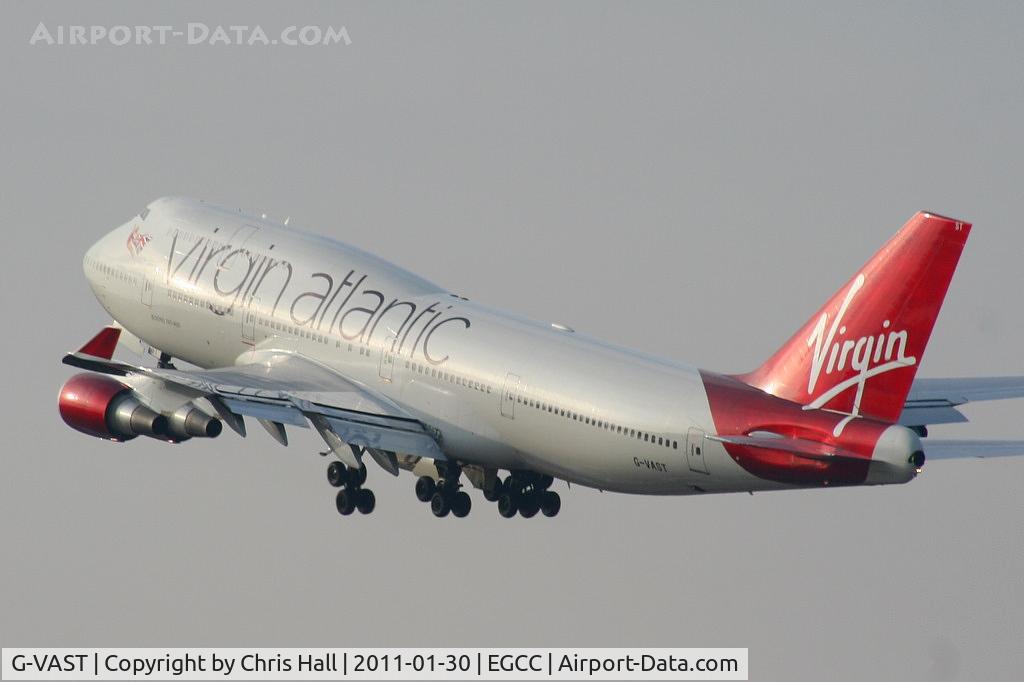 G-VAST, 1997 Boeing 747-41R C/N 28757, in the latest Virgin Atlantic colour scheme