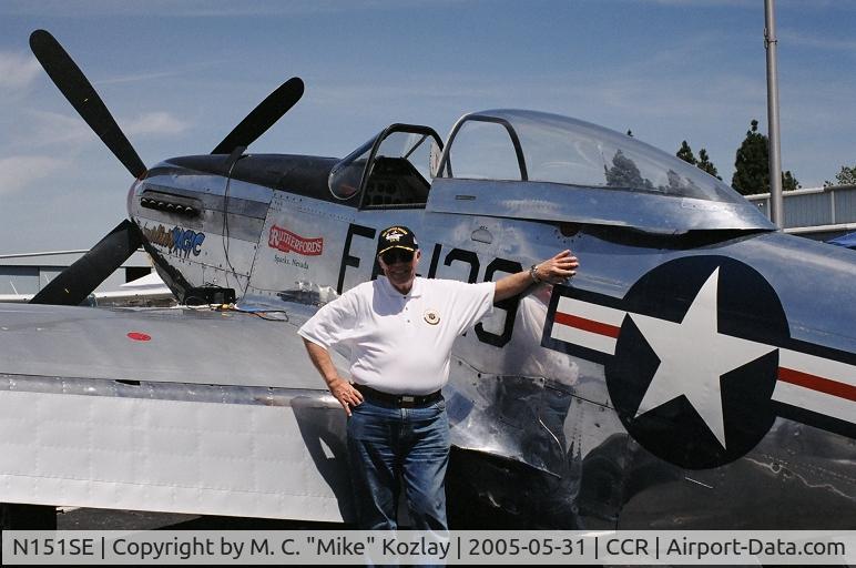 N151SE, 1944 North American P-51D Mustang C/N 122-39588 (44-73129), Picture was taken at the Concord, CA May 2005