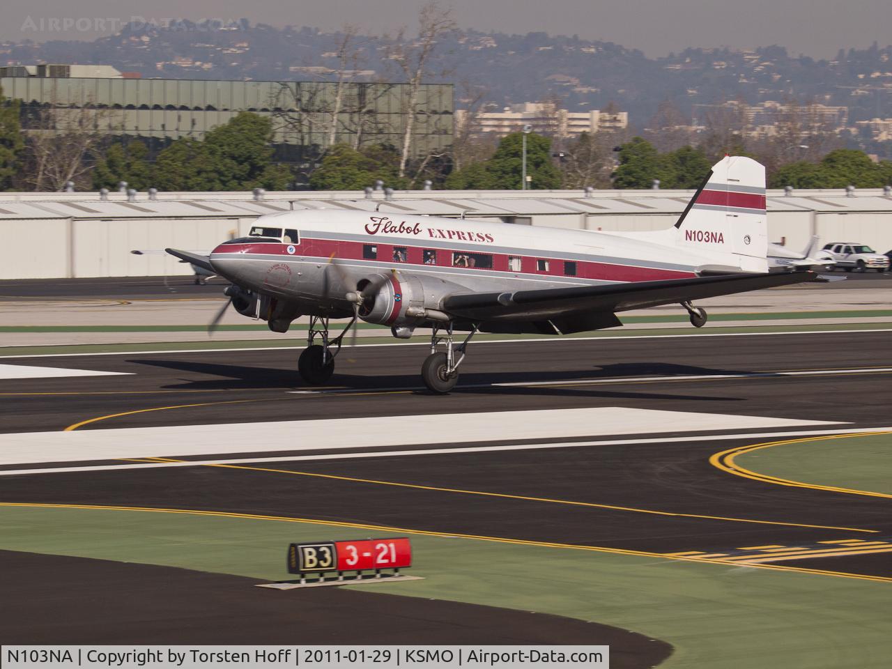 N103NA, 1945 Douglas DC-3C-S1C3G (C-47B) C/N 16821, N103NA arriving on RWY 21