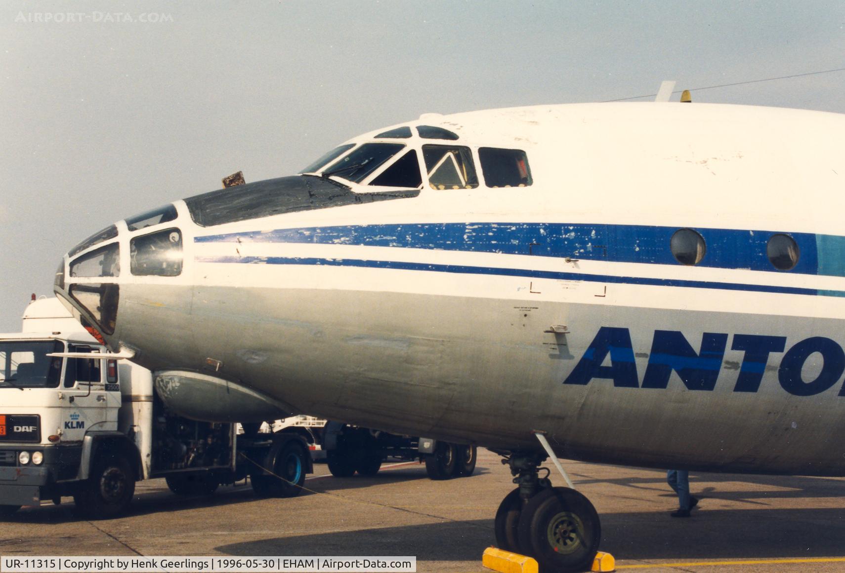 UR-11315, 1964 Antonov An-12BP C/N 4342307, Antonov Design Bureau , AN-12 , Schiphol , May 1996