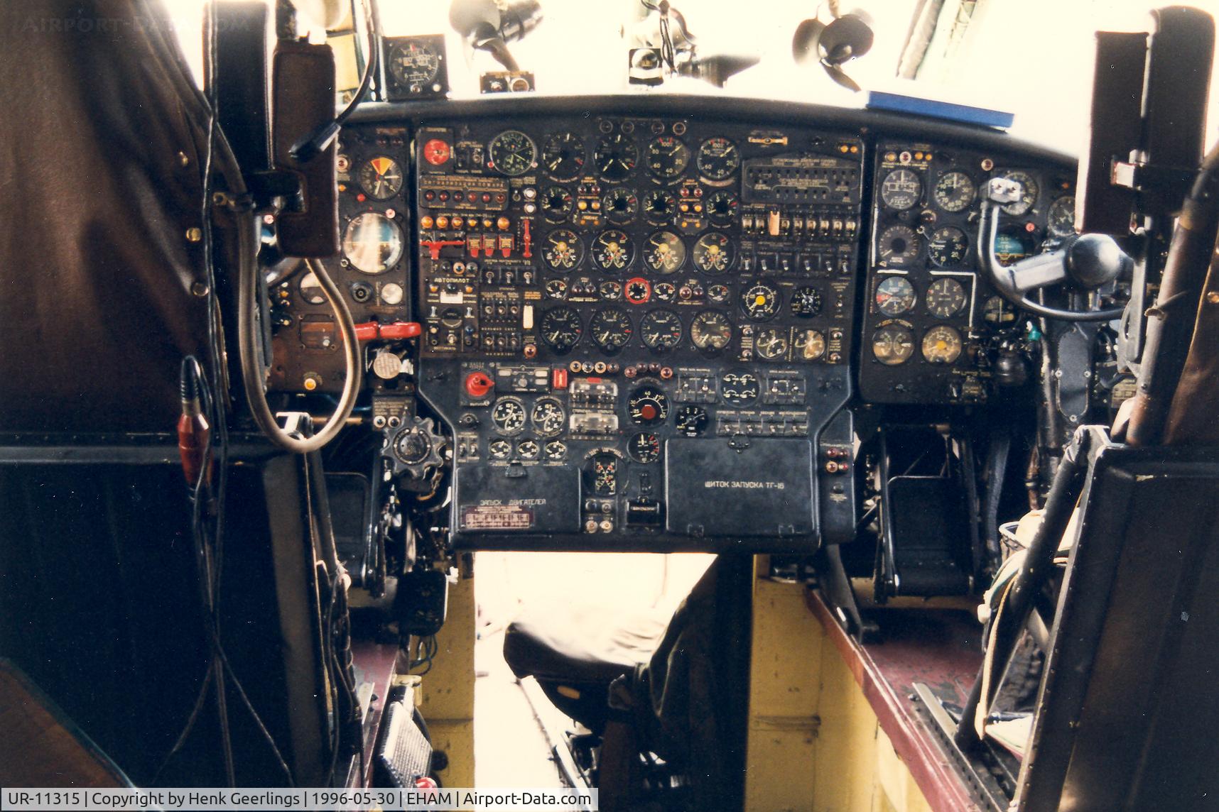 UR-11315, 1964 Antonov An-12BP C/N 4342307, Antonov Design Bureau , AN-12 , Schiphol , May 1996