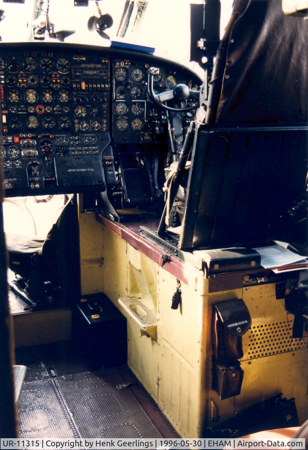 UR-11315, 1964 Antonov An-12BP C/N 4342307, Antonov Design Bureau , AN-12 , Schiphol , May 1996