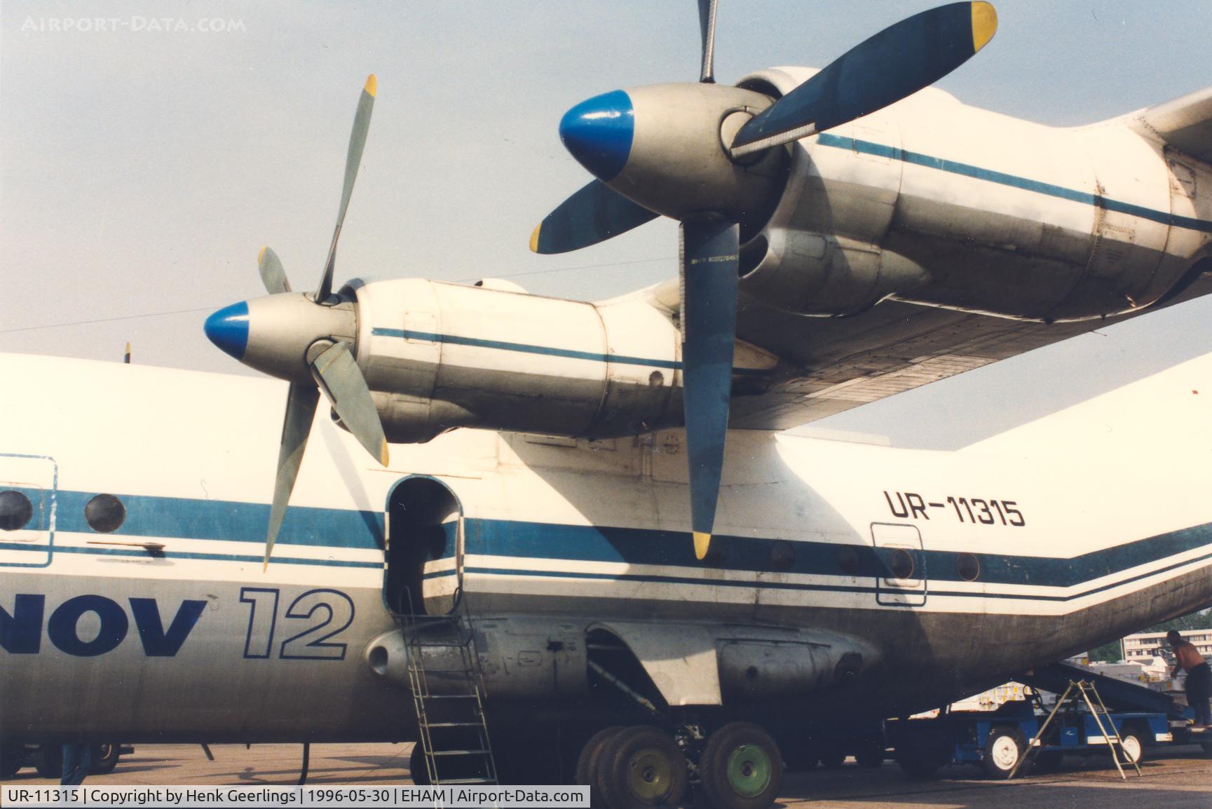 UR-11315, 1964 Antonov An-12BP C/N 4342307, Antonov Design Bureau , AN-12 , Schiphol , May 1996