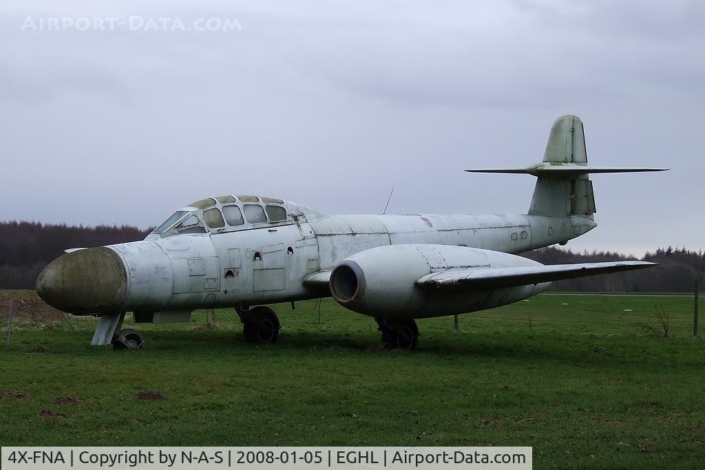 4X-FNA, 1953 Gloster Meteor NF.13 C/N 5616, Looking unloved