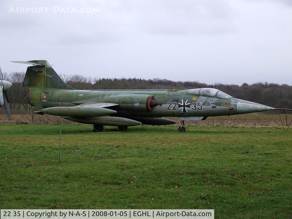 22 35, Lockheed F-104G Starfighter C/N 683-7113, Preserved in museum