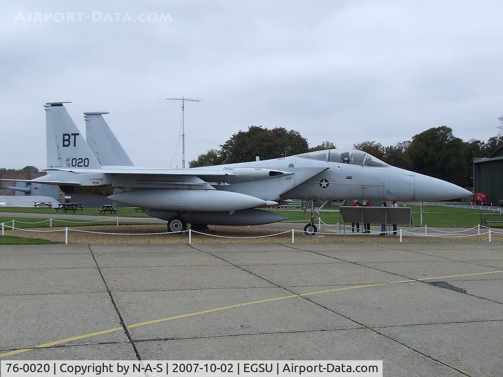 76-0020, 1976 McDonnell Douglas F-15A Eagle C/N 0199/A172, Preserved Duxford