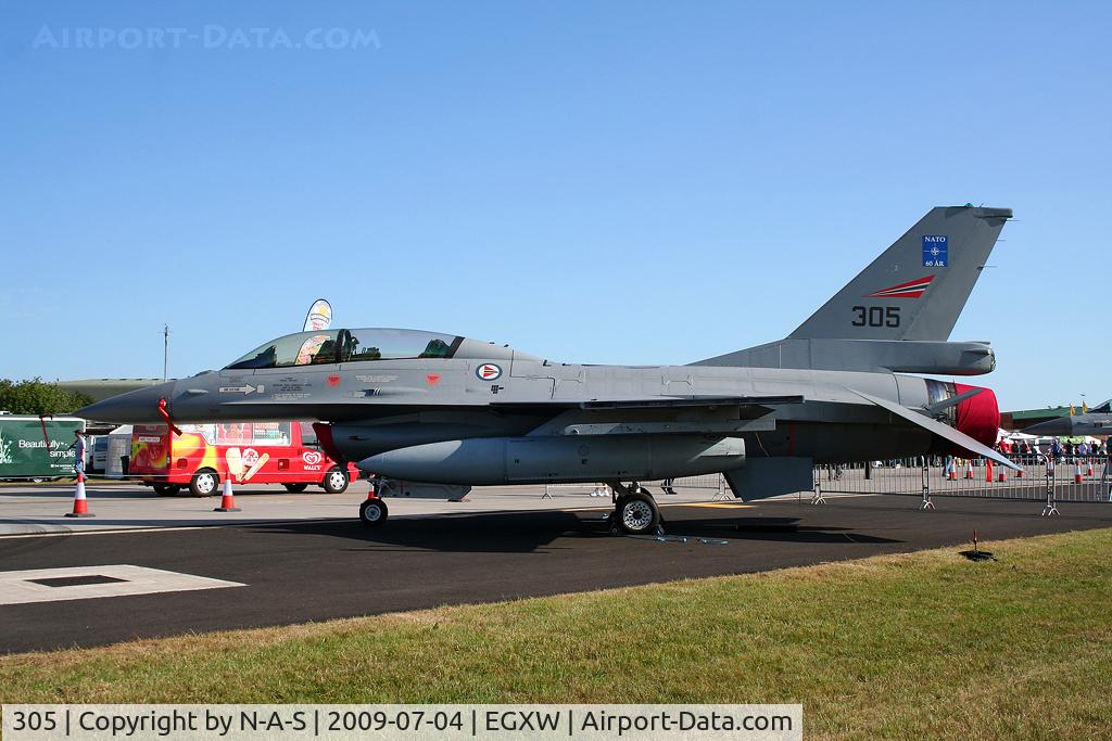 305, General Dynamics F-16BM Fighting Falcon C/N 6L-5, Static