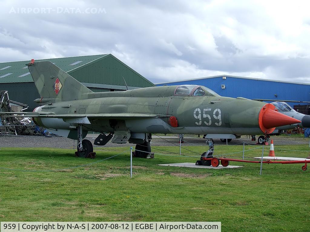 959, 1968 Mikoyan-Gurevich MiG-21SPS C/N 94A6503, Preserved