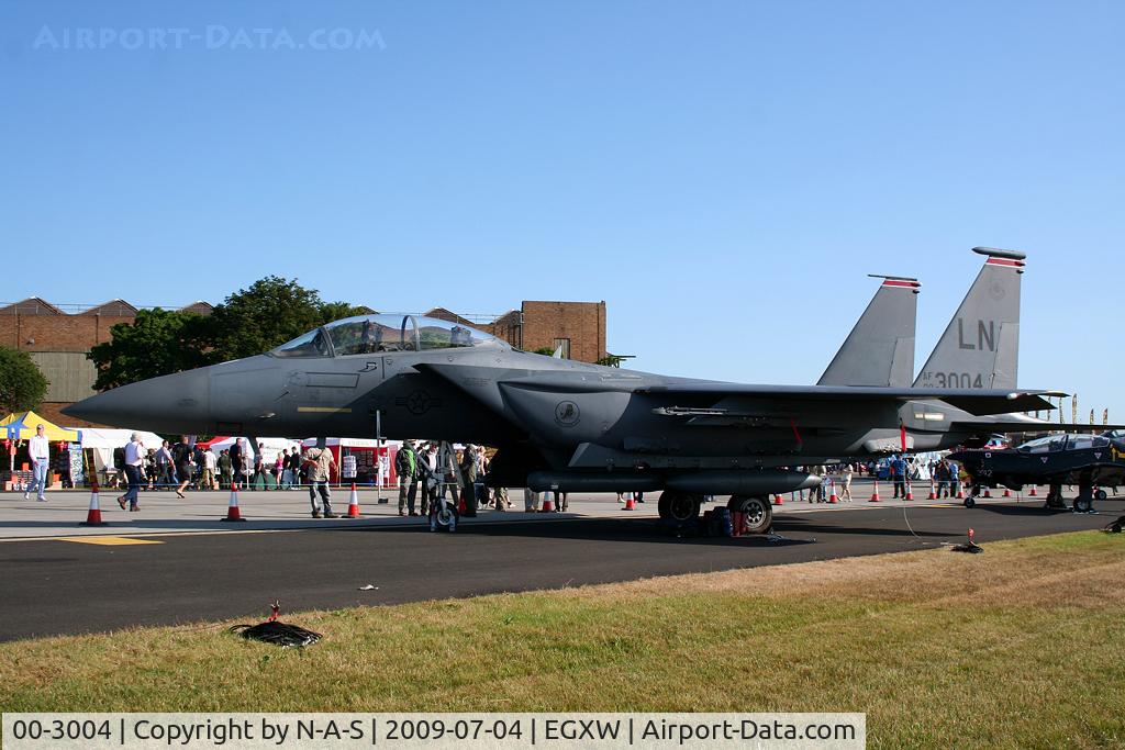 00-3004, 2000 McDonnell Douglas F-15E Strike Eagle C/N 1370/E231, Static