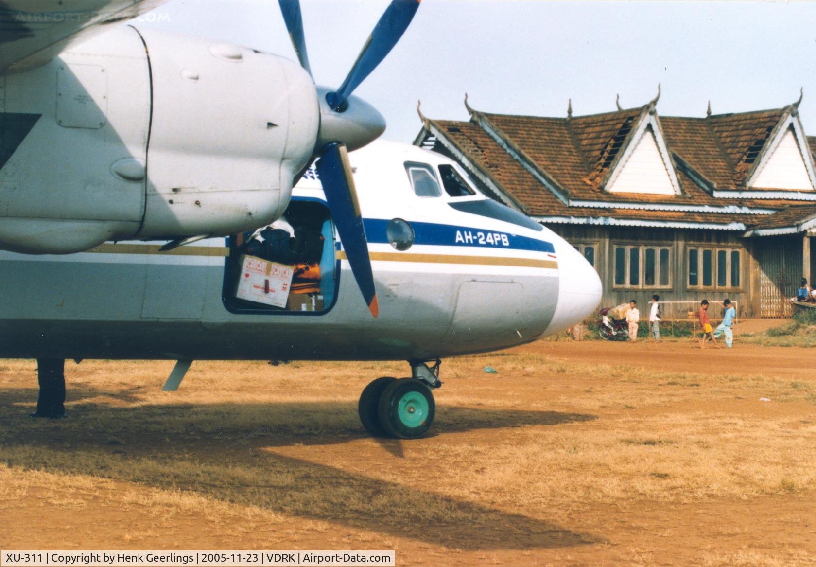 XU-311, Antonov An-24RV C/N 07803, PMT air , Arrival Building , Ratanakihri Airport