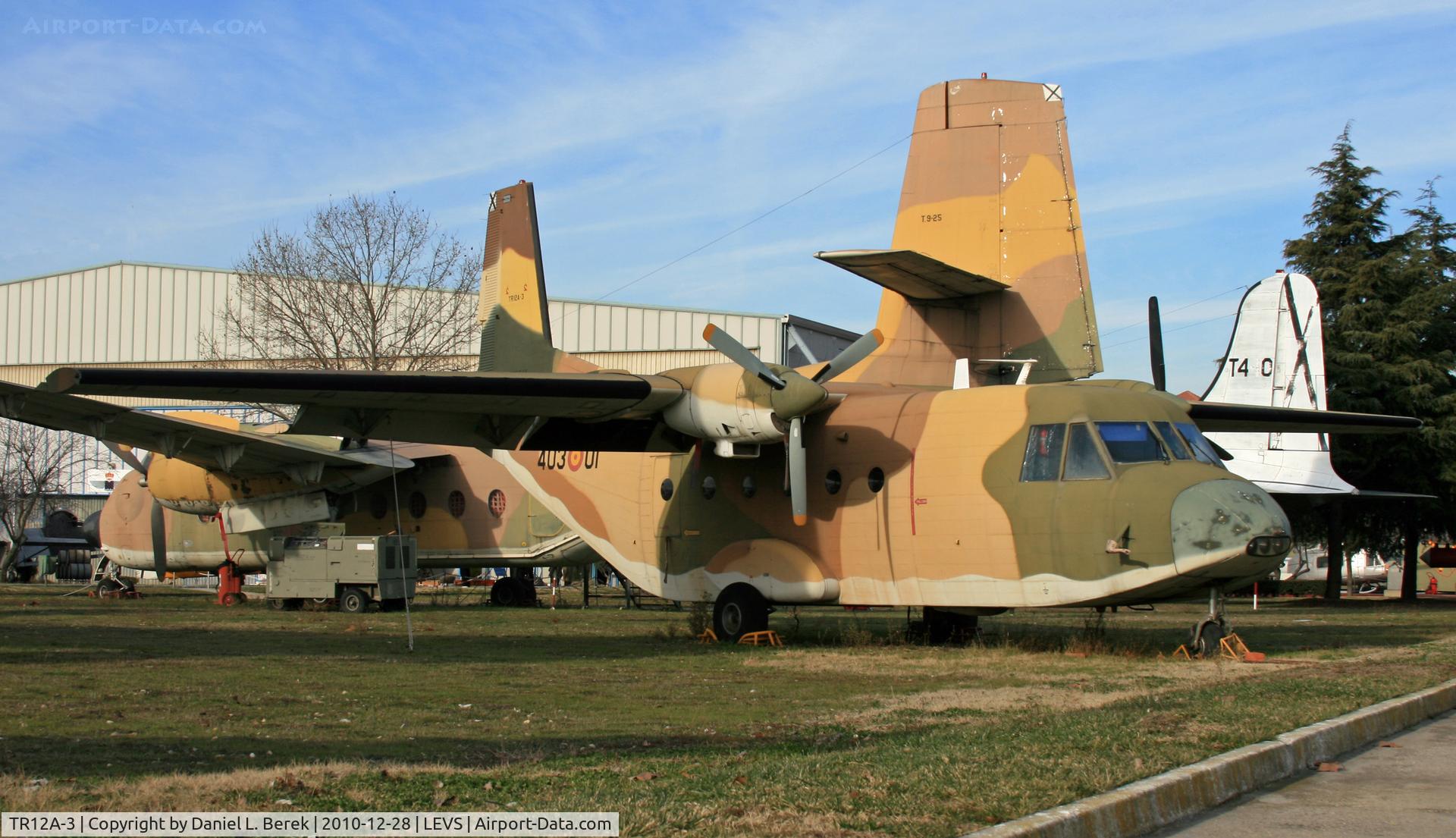 TR12A-3, CASA C-212-100 Aviocar C/N B-1-1, A Spanish Air Force early-model Aviocar has earned her retirement at the Museo del Aire.