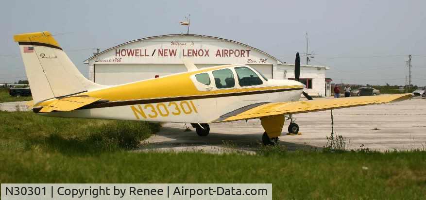 N30301, 1962 Beech 35-B33 Debonair C/N CD-450, Picture taken at an airport soon to be destroyed for a housing development.