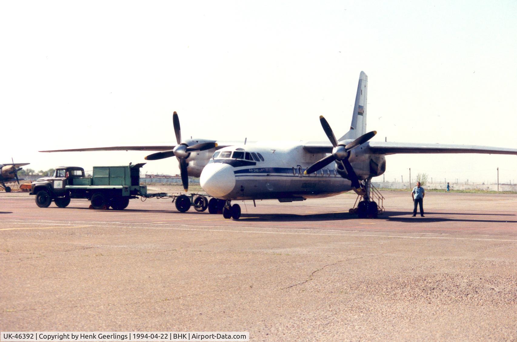 UK-46392, 1970 Antonov An-24B C/N 07306205, Uzbekistan Airlines Domestic flt Bukhara - TAS