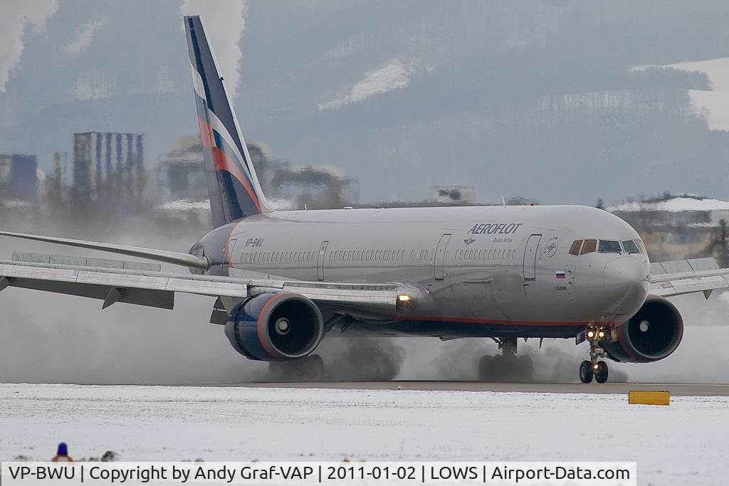 VP-BWU, 1991 Boeing 767-3T7ER C/N 25076, Aeroflot 767-300
