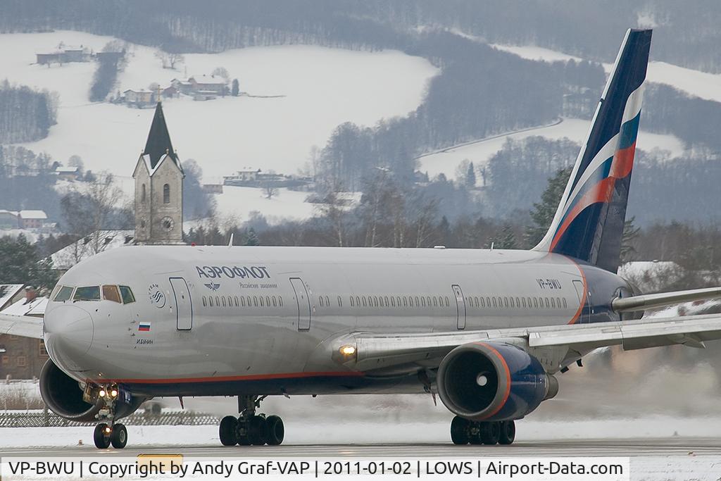 VP-BWU, 1991 Boeing 767-3T7ER C/N 25076, Aeroflot 767-300
