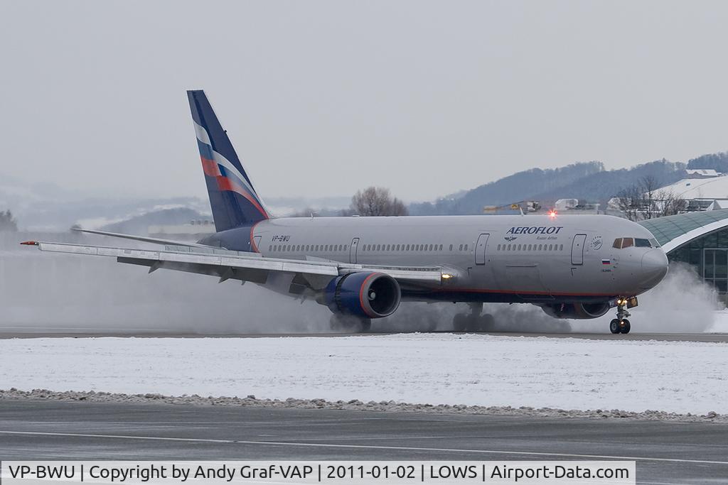 VP-BWU, 1991 Boeing 767-3T7ER C/N 25076, Aeroflot 767-300