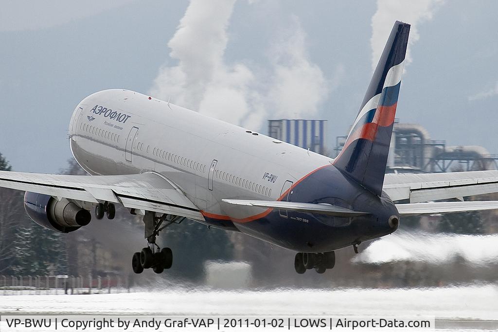 VP-BWU, 1991 Boeing 767-3T7ER C/N 25076, Aeroflot 767-300