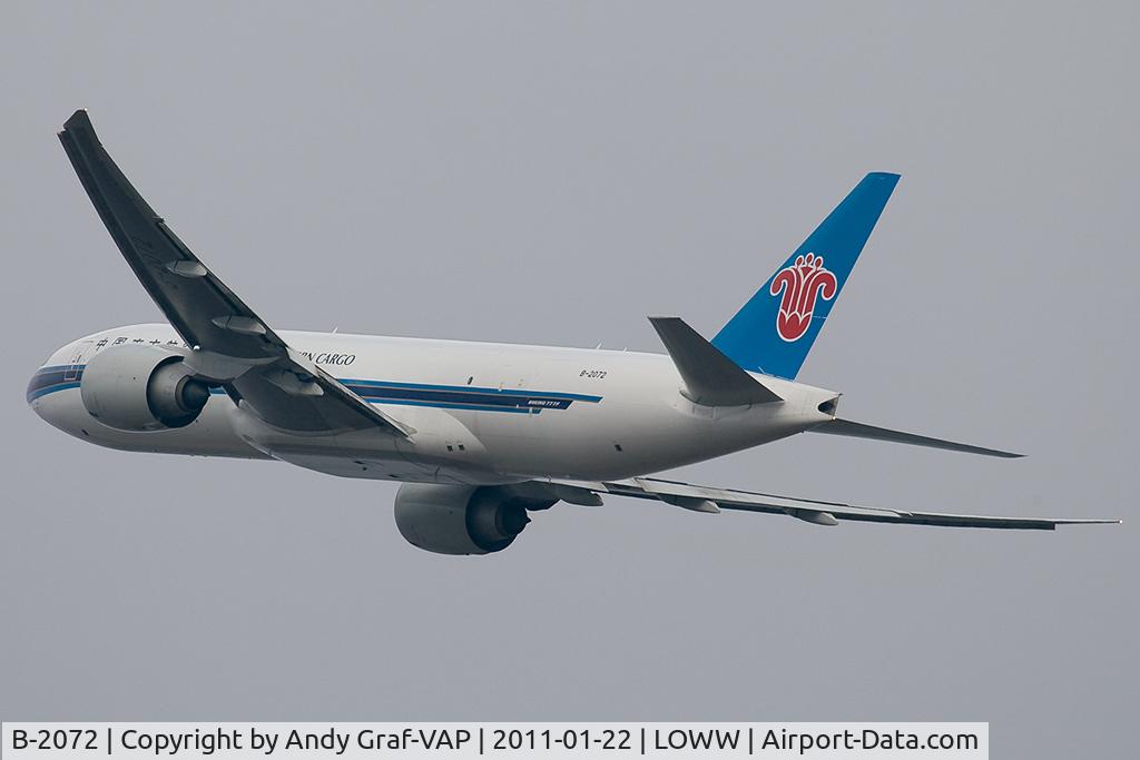 B-2072, 2009 Boeing 777-F1B C/N 37310, China Southern Cargo 777-200
