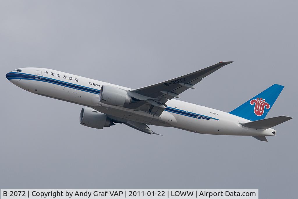B-2072, 2009 Boeing 777-F1B C/N 37310, China Southern Cargo 777-200