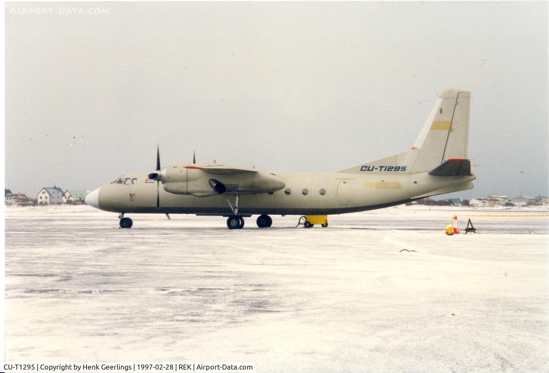 CU-T1295, 1972 Antonov An-24RV C/N 27307508, AN-24 , in transit
