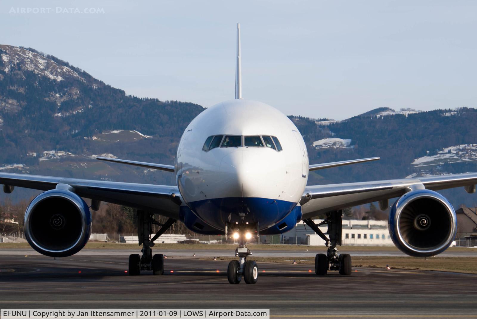 EI-UNU, 1998 Boeing 777-212/ER C/N 28998, Wintercharter @ LOWS