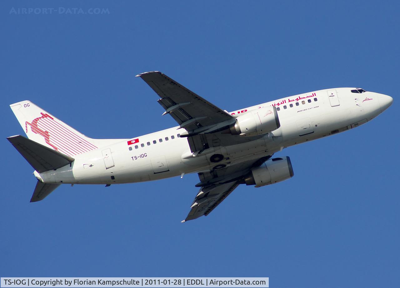 TS-IOG, 1992 Boeing 737-5H3 C/N 26639, .