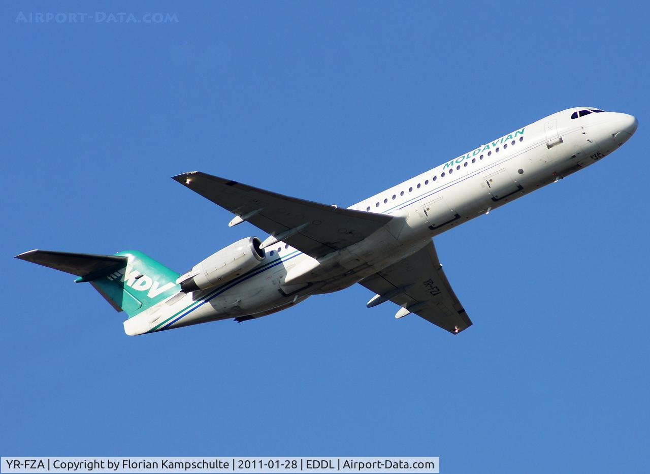 YR-FZA, 1992 Fokker 100 (F-28-0100) C/N 11395, .