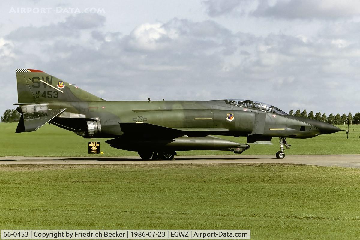 66-0453, 1966 McDonnell RF-4C Phantom II C/N 2480, last chance inspection