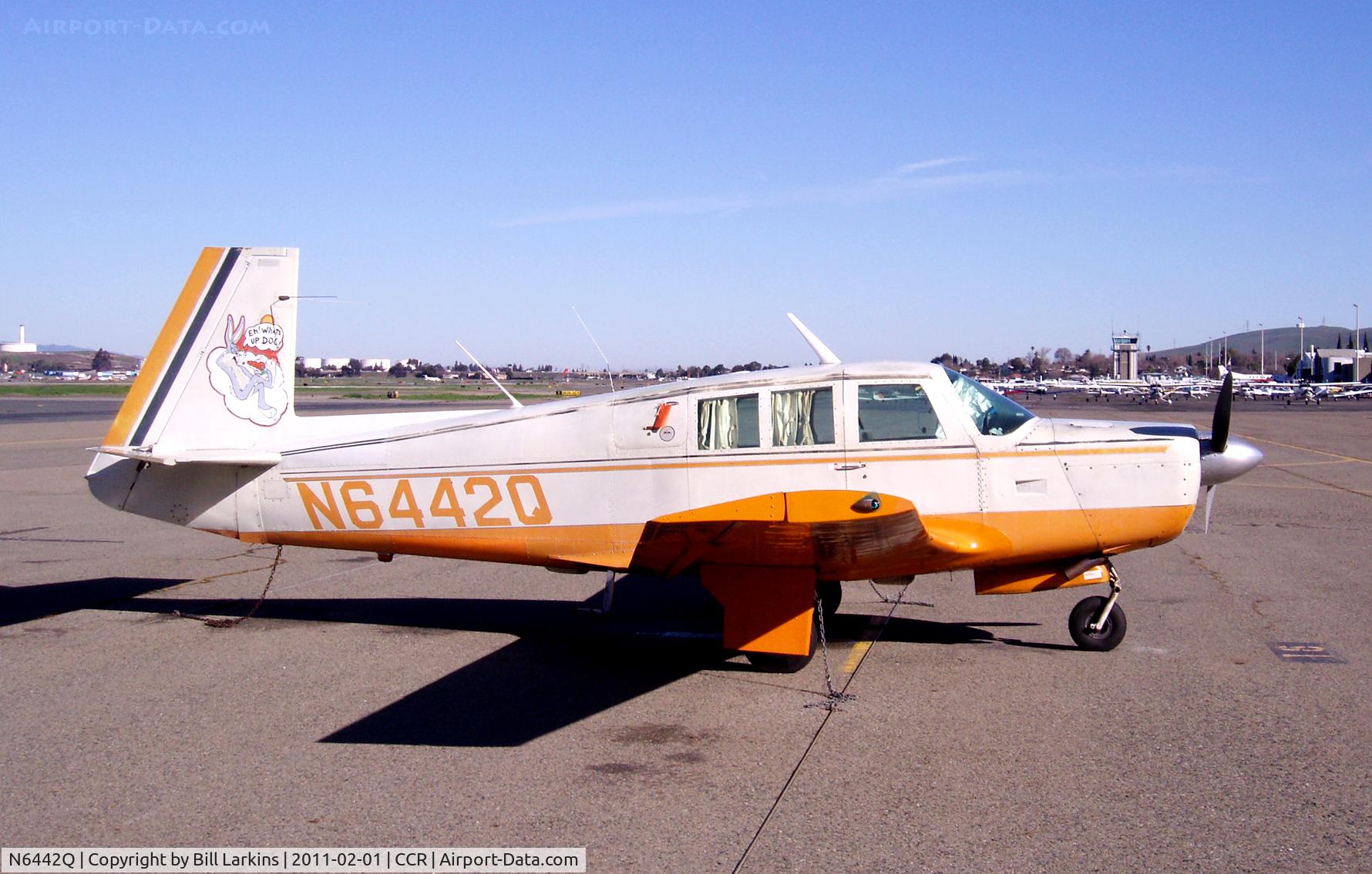 N6442Q, 1967 Mooney M20F Executive C/N 670521, Back in the same spot almost three years later.