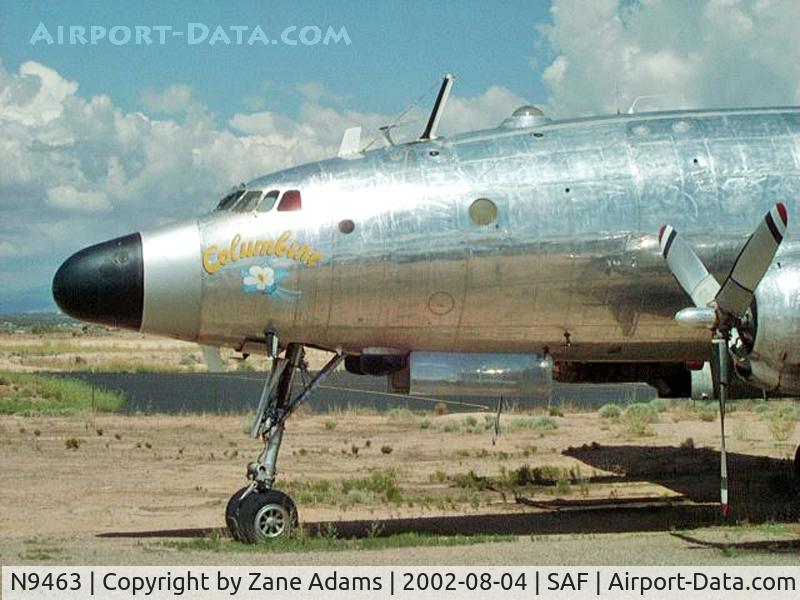 N9463, 1948 Lockheed VC-121B Constellation C/N 749-2602, At the Santa Fe Municipal Airport