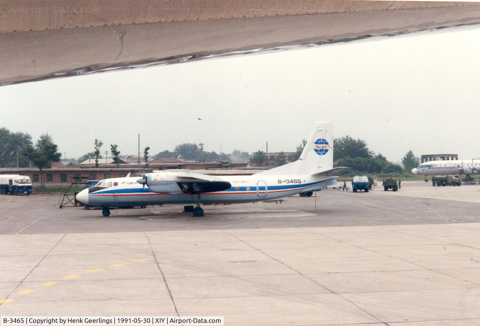 B-3465, 1985 Yunshuji Y7-100C C/N 05702, China Northwest , Xian