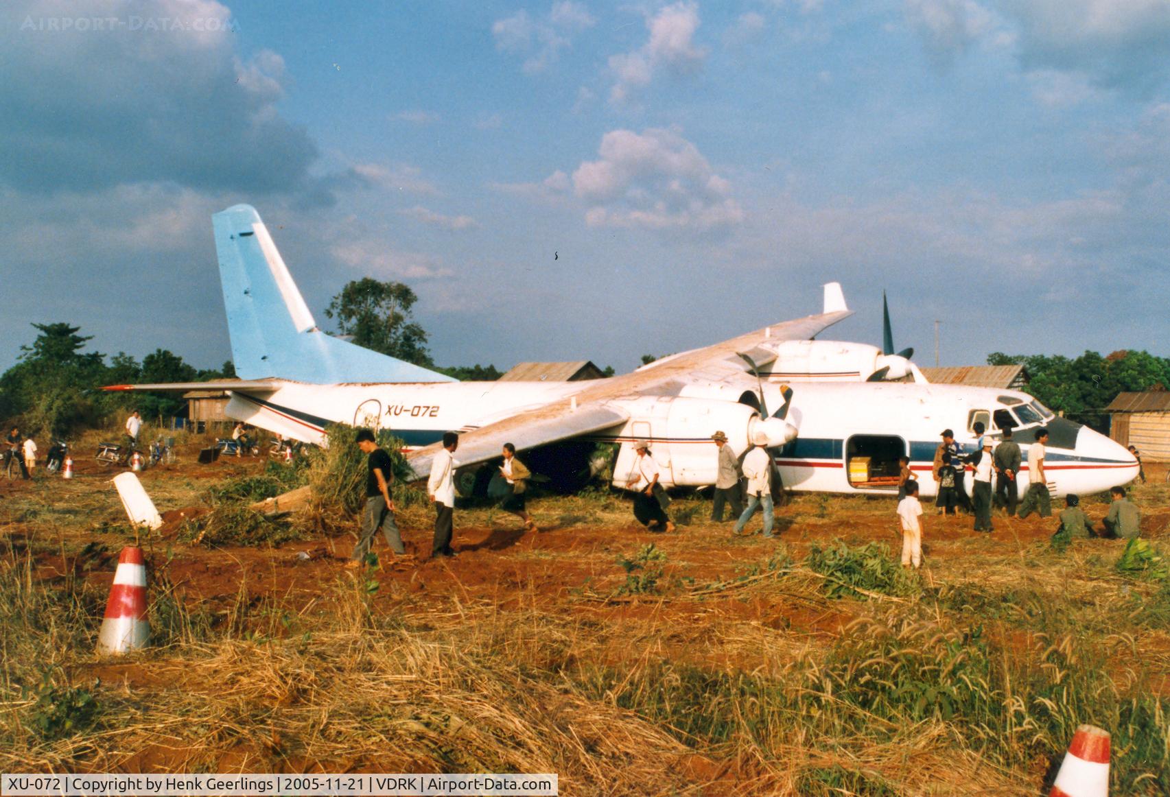 XU-072, AVIC I XAC Y7-100 C/N 08705, PMT air , Ratanakhiri - Ban Lung Airport